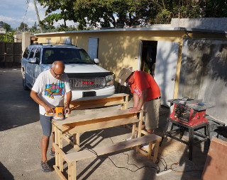 Making a school desk